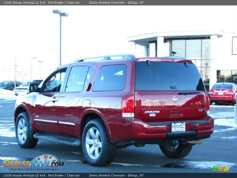 Red Brawn 2008 Nissan Armada LE 4x4 Photo #25