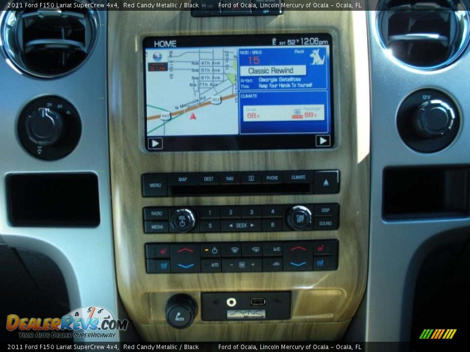 Controls of 2011 Ford F150 Lariat SuperCrew 4x4 Photo #10