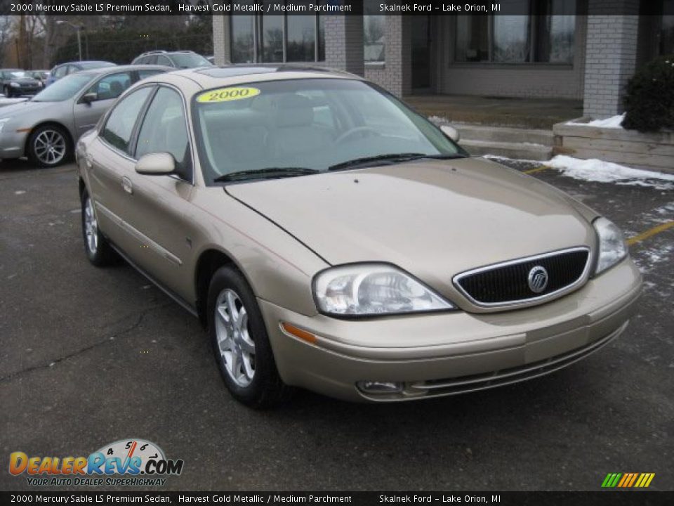 2000 Mercury Sable LS Premium Sedan Harvest Gold Metallic / Medium Parchment Photo #1