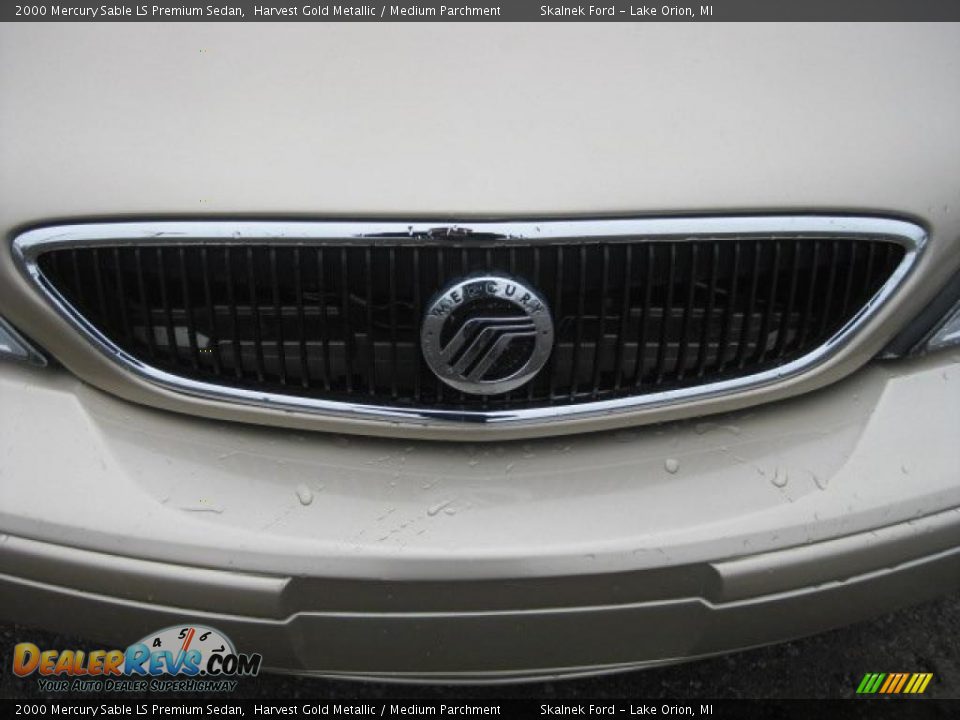 2000 Mercury Sable LS Premium Sedan Harvest Gold Metallic / Medium Parchment Photo #15