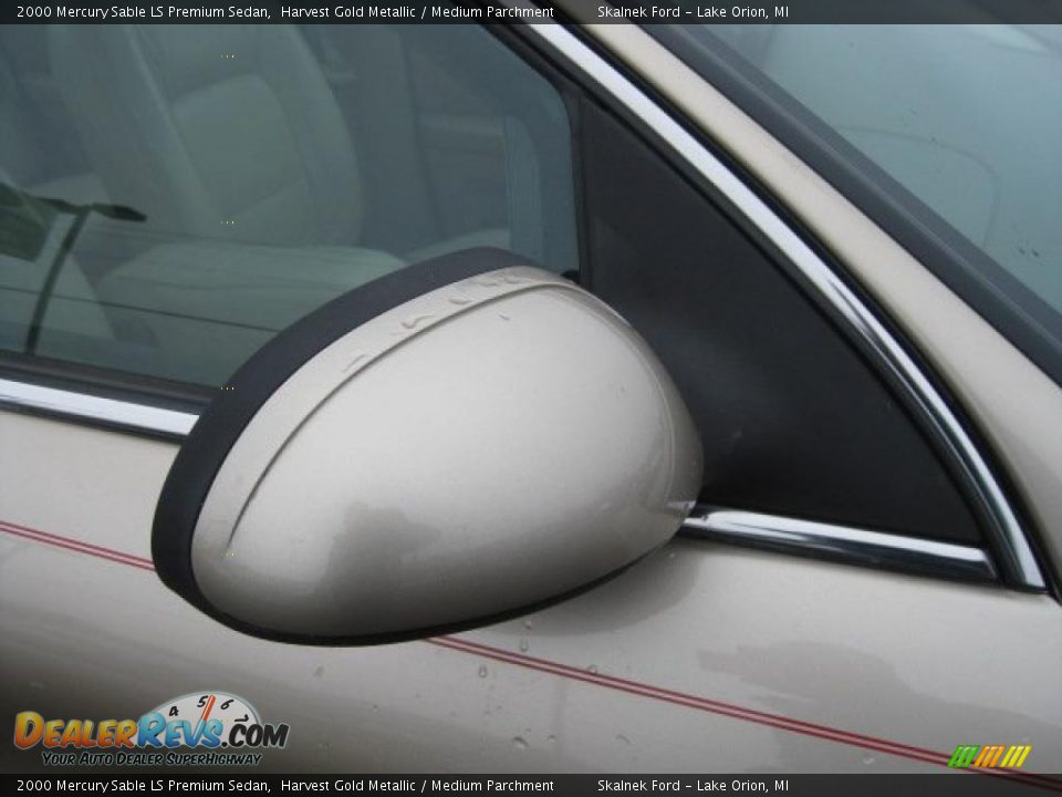 2000 Mercury Sable LS Premium Sedan Harvest Gold Metallic / Medium Parchment Photo #16