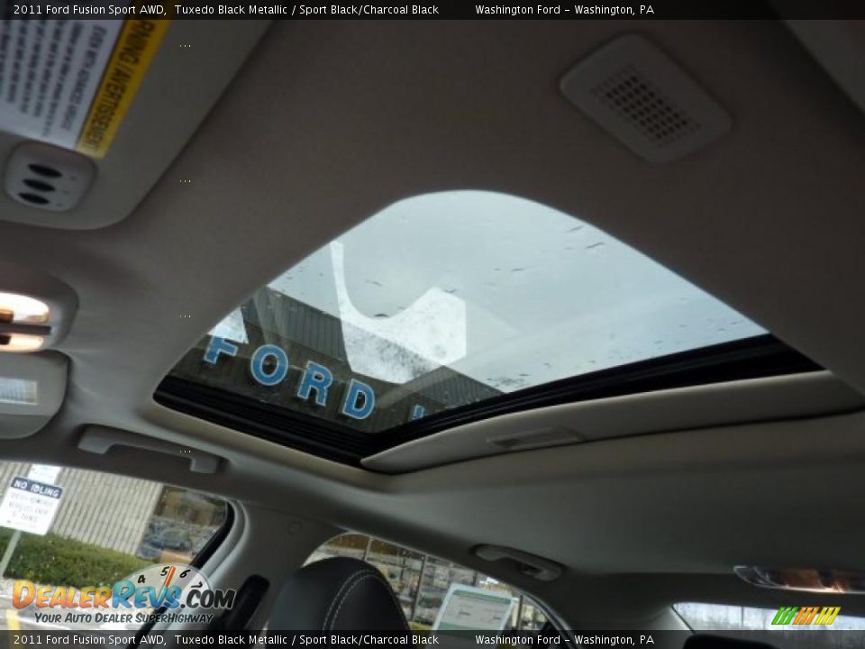 Sunroof of 2011 Ford Fusion Sport AWD Photo #13
