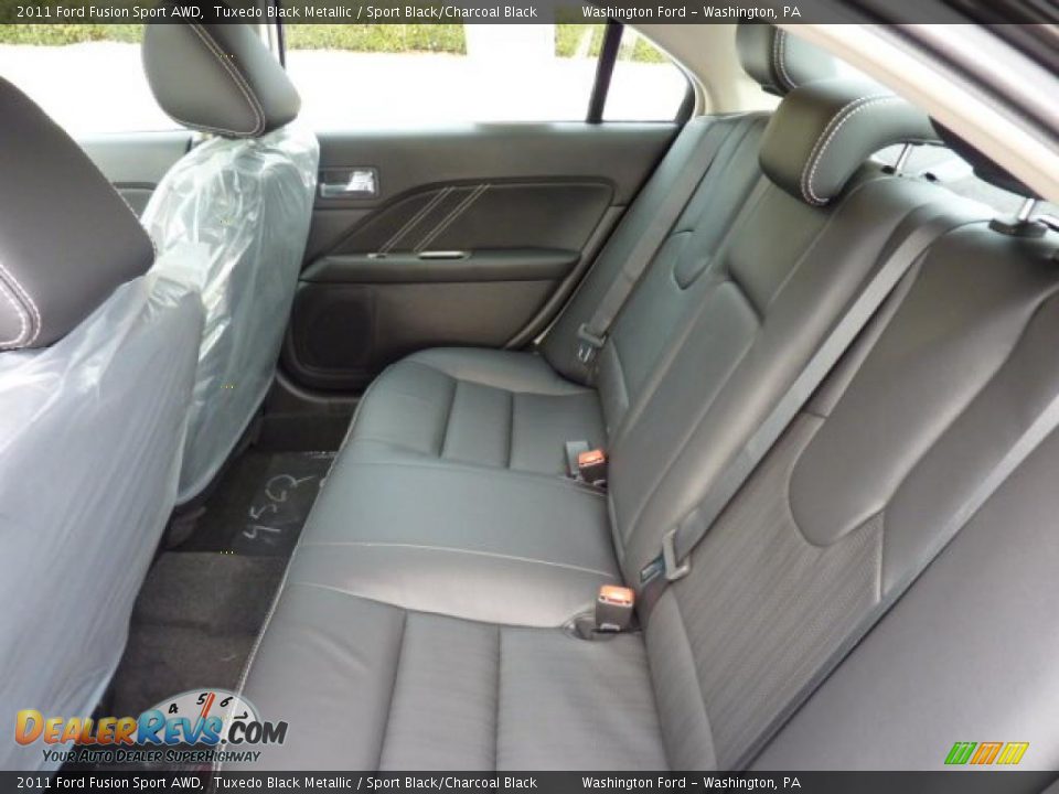 Sport Black/Charcoal Black Interior - 2011 Ford Fusion Sport AWD Photo #14