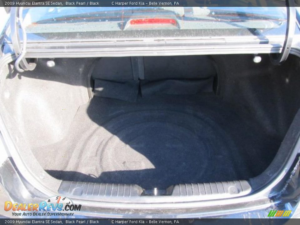 2009 Hyundai Elantra SE Sedan Black Pearl / Black Photo #20