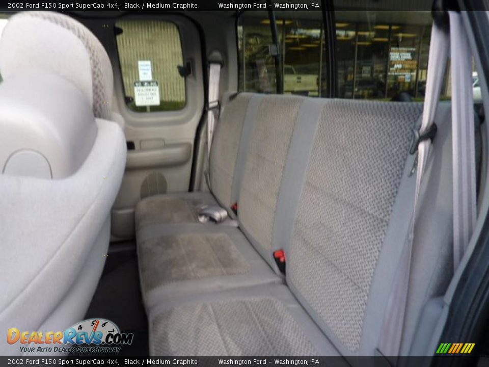 Medium Graphite Interior - 2002 Ford F150 Sport SuperCab 4x4 Photo #13