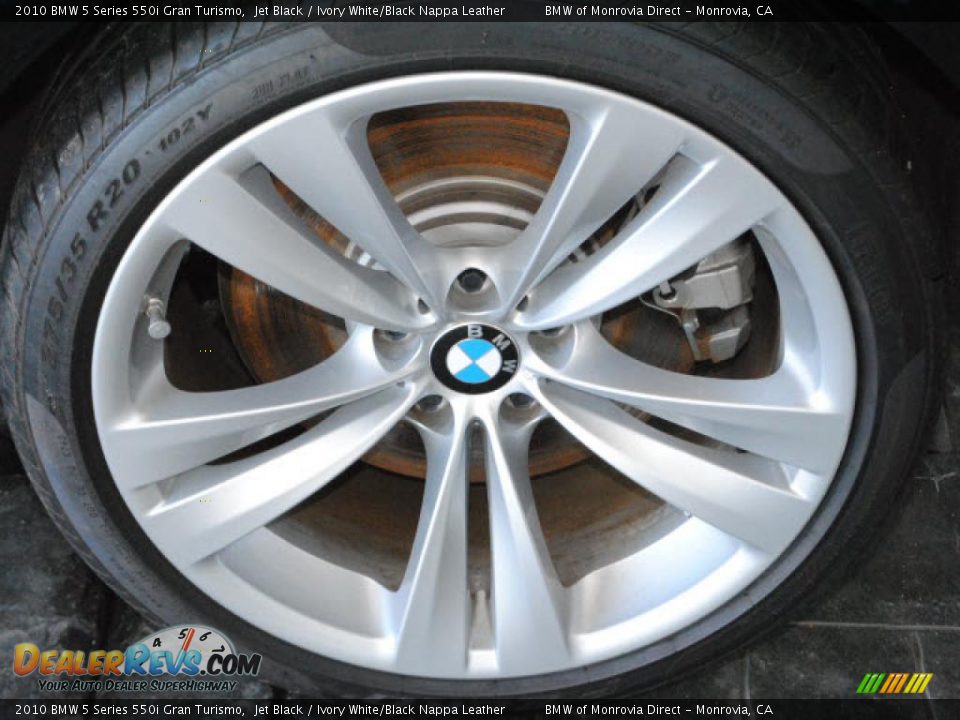 2010 BMW 5 Series 550i Gran Turismo Wheel Photo #11