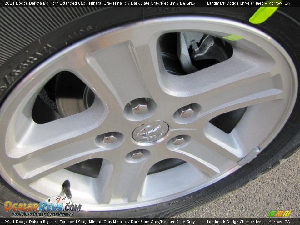 2011 Dodge Dakota Big Horn Extended Cab Mineral Gray Metallic / Dark Slate Gray/Medium Slate Gray Photo #5