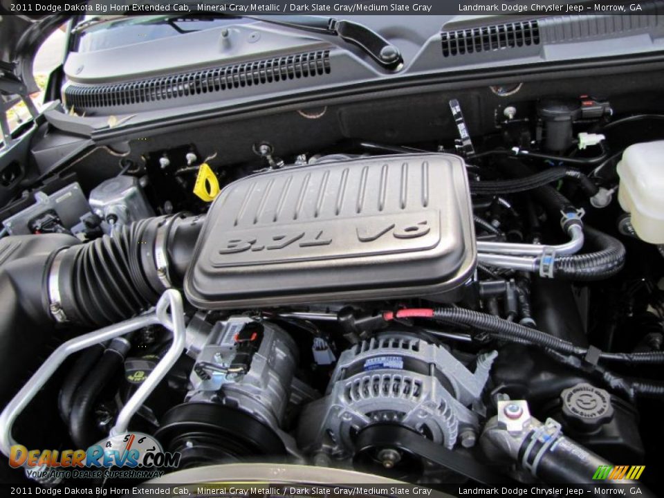 2011 Dodge Dakota Big Horn Extended Cab 3.7 Liter SOHC 12-Valve Magnum V6 Engine Photo #11