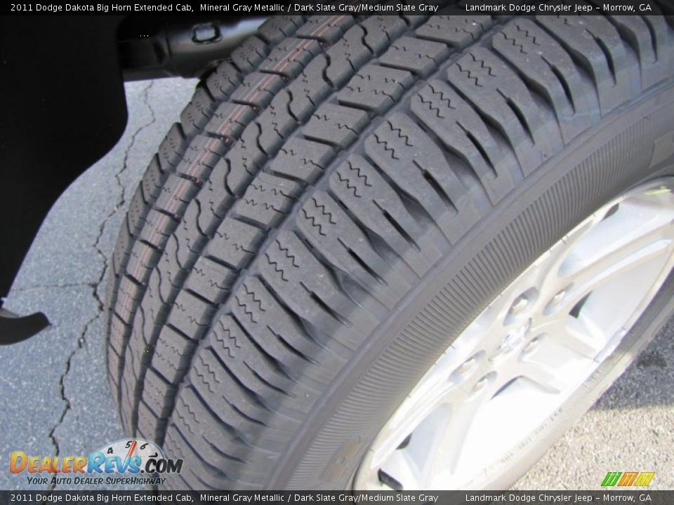 2011 Dodge Dakota Big Horn Extended Cab Mineral Gray Metallic / Dark Slate Gray/Medium Slate Gray Photo #12