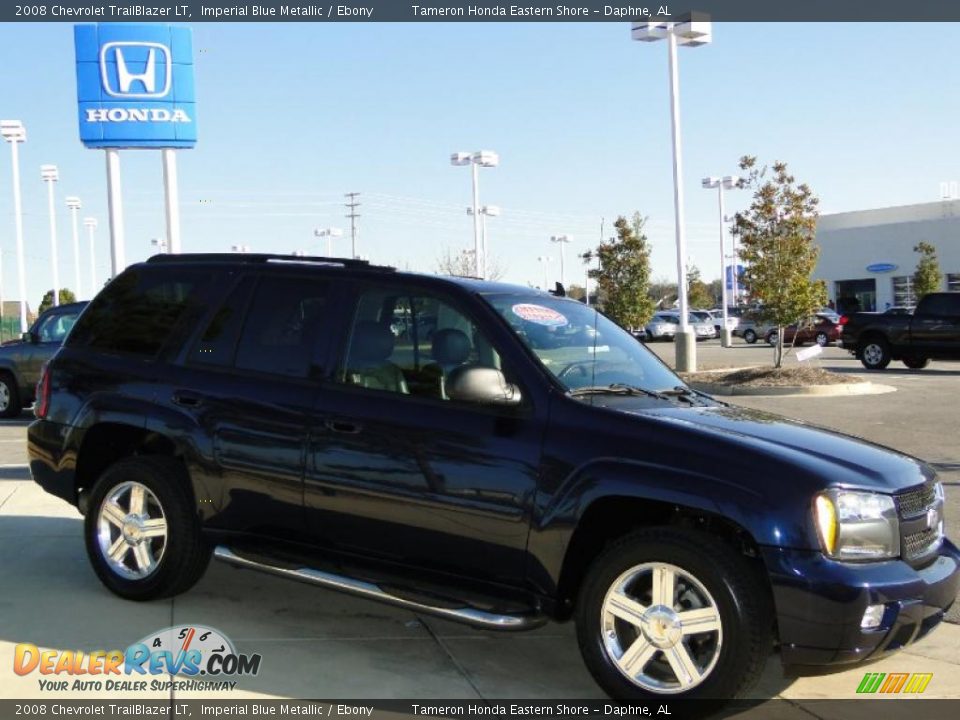 2008 Chevrolet TrailBlazer LT Imperial Blue Metallic / Ebony Photo #3