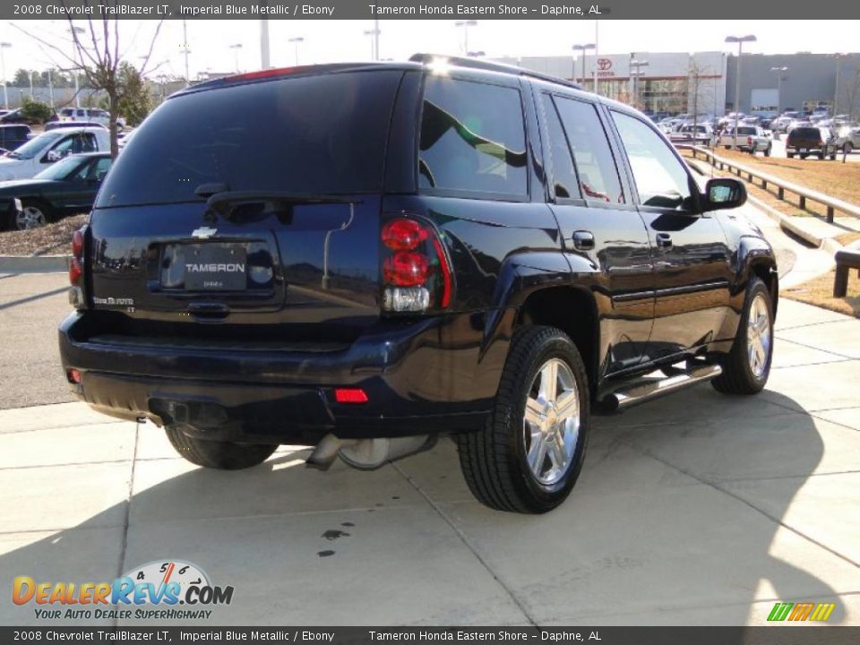 2008 Chevrolet TrailBlazer LT Imperial Blue Metallic / Ebony Photo #5