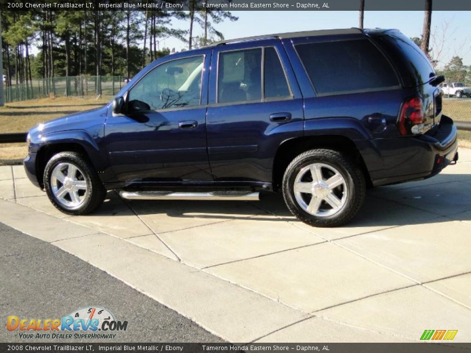 2008 Chevrolet TrailBlazer LT Imperial Blue Metallic / Ebony Photo #6