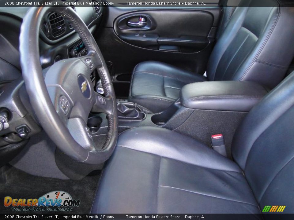 2008 Chevrolet TrailBlazer LT Imperial Blue Metallic / Ebony Photo #12