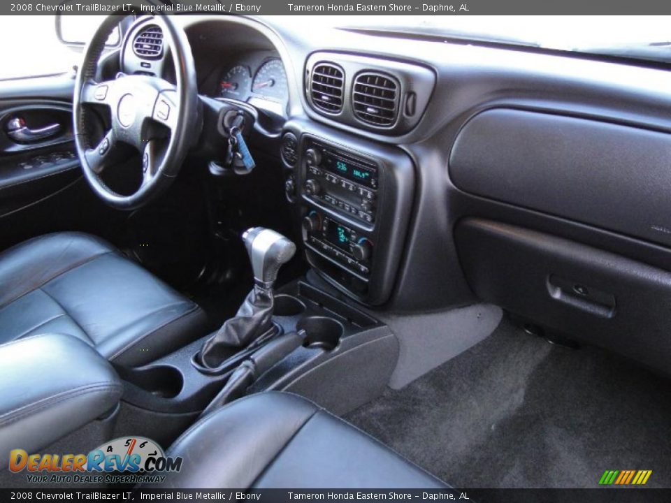 2008 Chevrolet TrailBlazer LT Imperial Blue Metallic / Ebony Photo #24