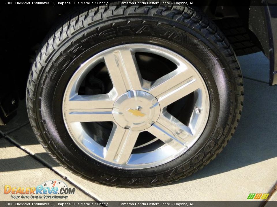 2008 Chevrolet TrailBlazer LT Imperial Blue Metallic / Ebony Photo #36