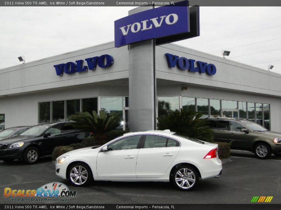 Ice White 2011 Volvo S60 T6 AWD Photo #2
