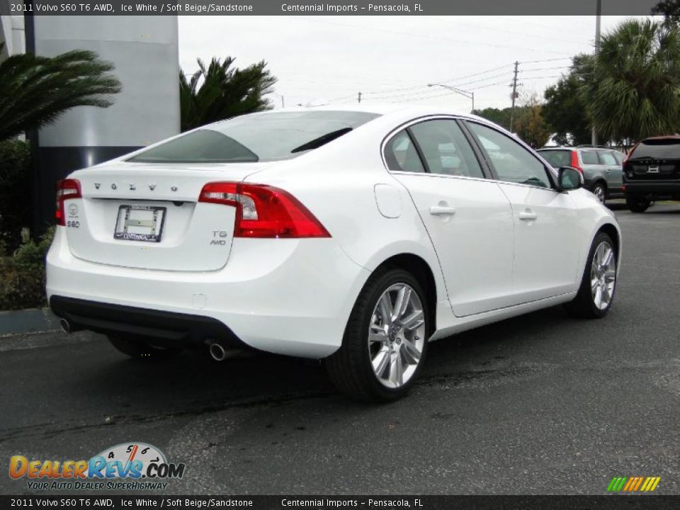 Ice White 2011 Volvo S60 T6 AWD Photo #4