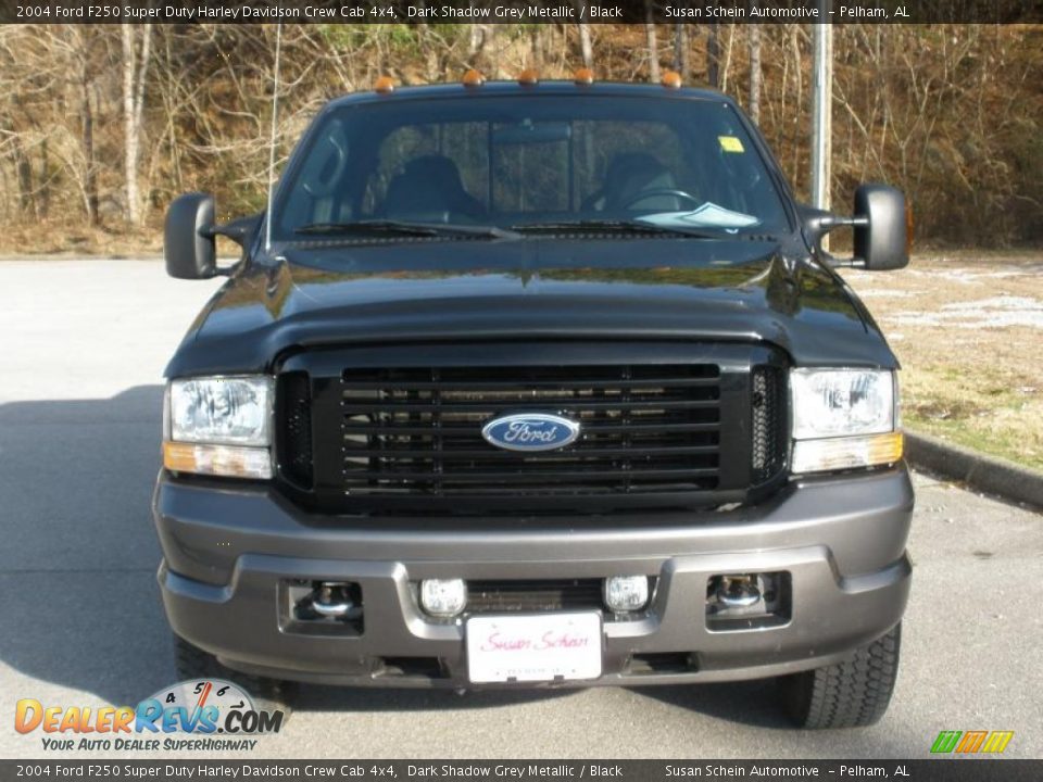 2004 Ford F250 Super Duty Harley Davidson Crew Cab 4x4 Dark Shadow Grey Metallic / Black Photo #8