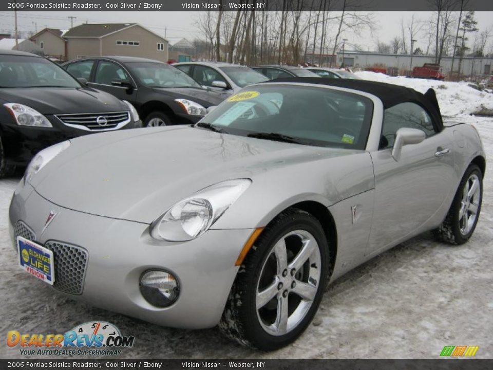 2006 Pontiac Solstice Roadster Cool Silver / Ebony Photo #1