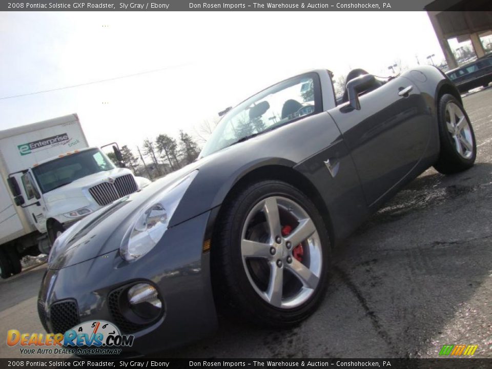2008 Pontiac Solstice GXP Roadster Sly Gray / Ebony Photo #1