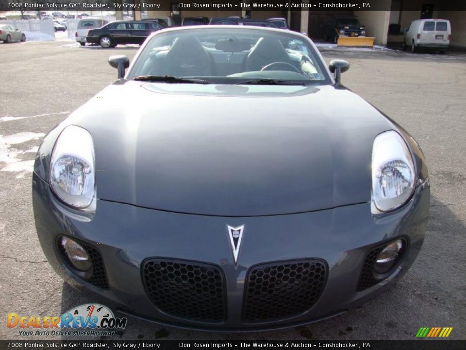 2008 Pontiac Solstice GXP Roadster Sly Gray / Ebony Photo #3