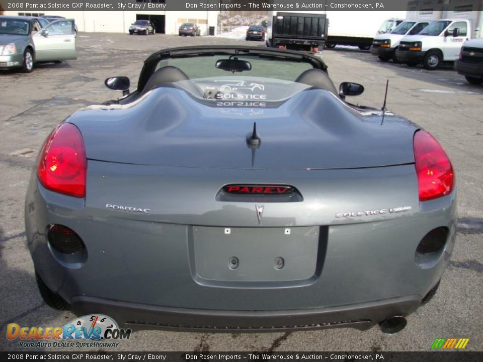 2008 Pontiac Solstice GXP Roadster Sly Gray / Ebony Photo #9