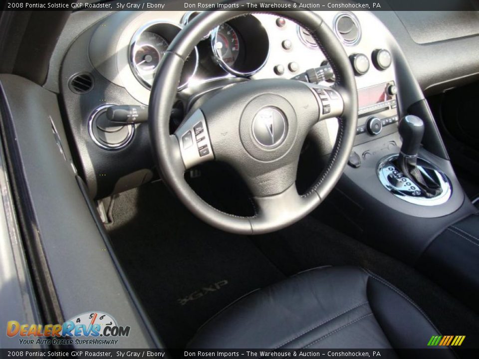 2008 Pontiac Solstice GXP Roadster Sly Gray / Ebony Photo #12