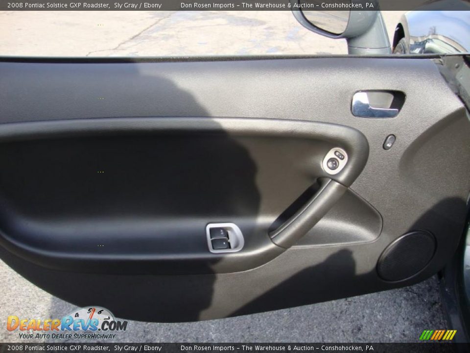2008 Pontiac Solstice GXP Roadster Sly Gray / Ebony Photo #14