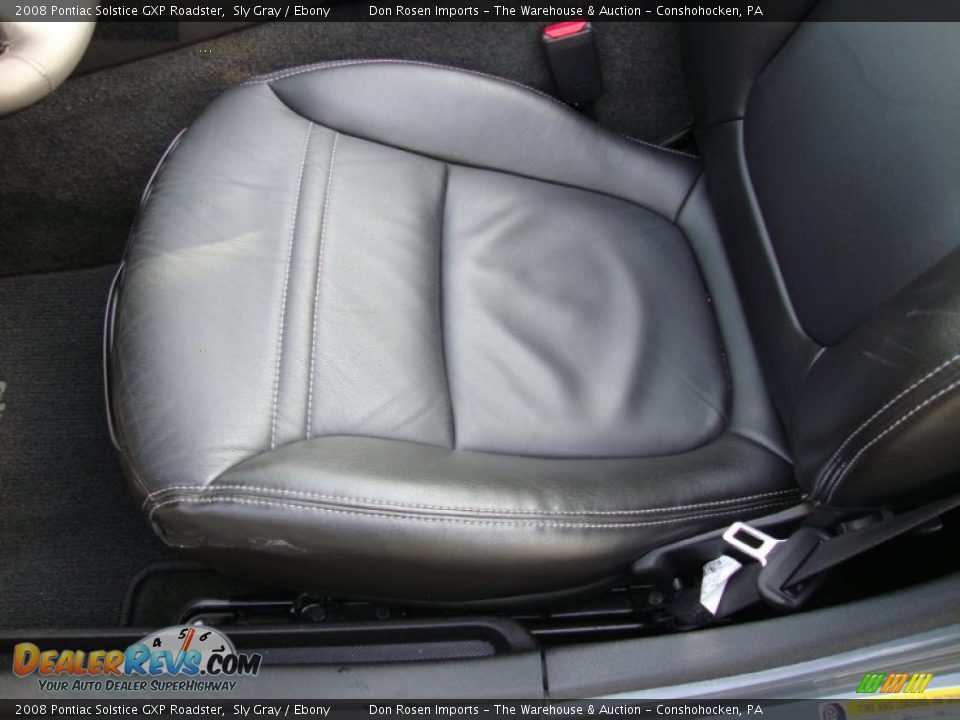 2008 Pontiac Solstice GXP Roadster Sly Gray / Ebony Photo #16