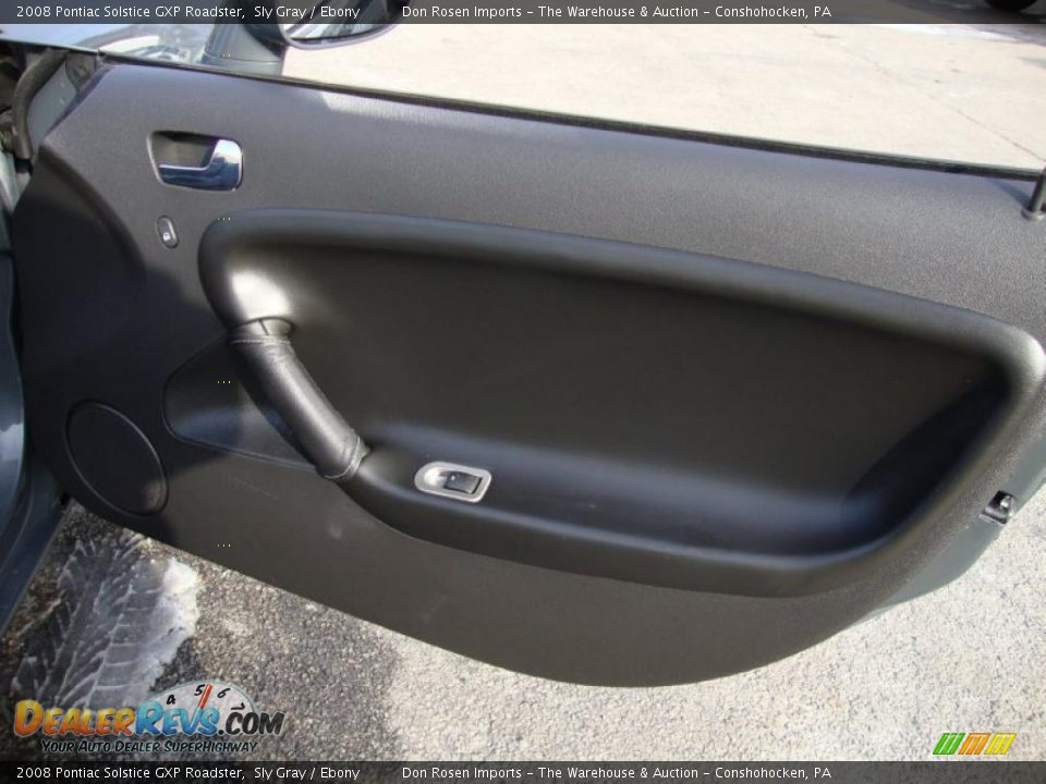 2008 Pontiac Solstice GXP Roadster Sly Gray / Ebony Photo #23