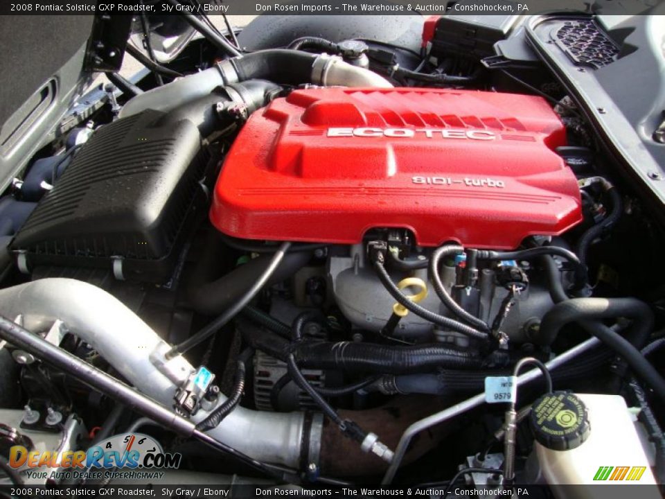 2008 Pontiac Solstice GXP Roadster 2.0L Turbocharged DOHC 16V VVT ECOTEC 4 Cylinder Engine Photo #30