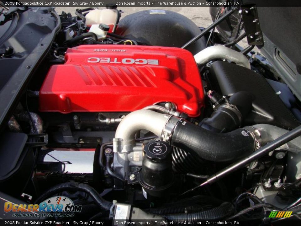 2008 Pontiac Solstice GXP Roadster 2.0L Turbocharged DOHC 16V VVT ECOTEC 4 Cylinder Engine Photo #31