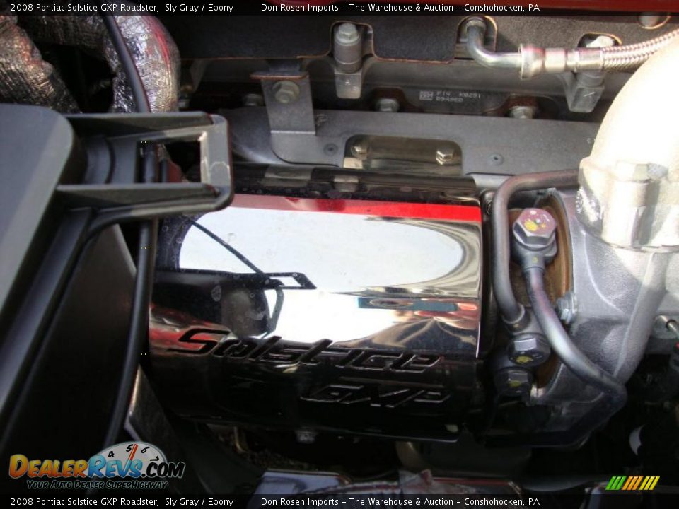 2008 Pontiac Solstice GXP Roadster Sly Gray / Ebony Photo #32