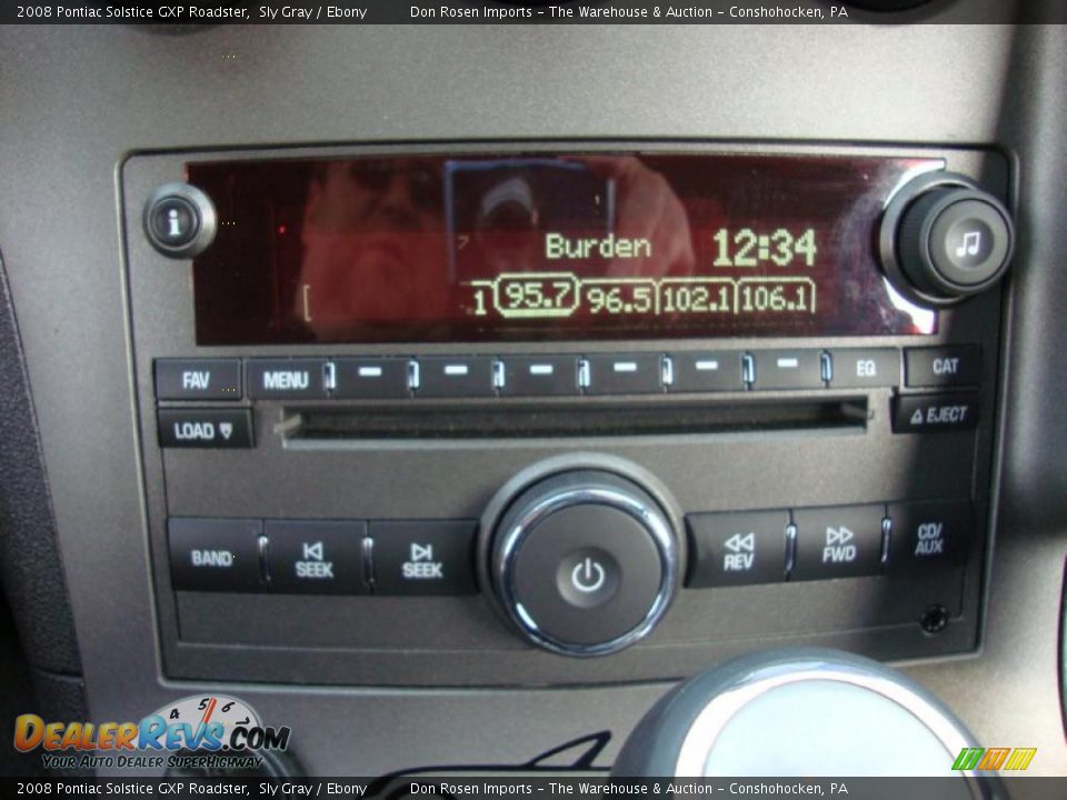 2008 Pontiac Solstice GXP Roadster Sly Gray / Ebony Photo #34