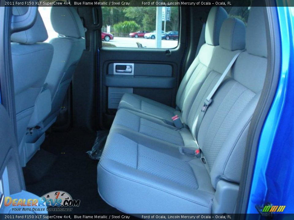 Steel Gray Interior 2011 Ford F150 Xlt Supercrew 4x4 Photo