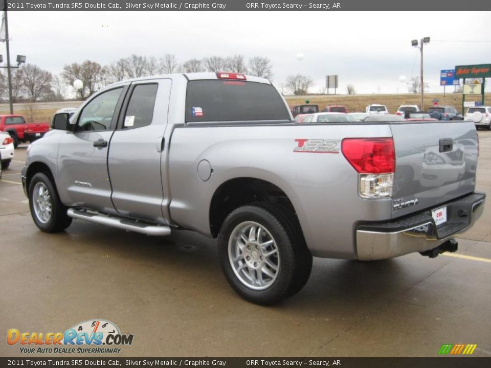 Silver Sky Metallic 2011 Toyota Tundra SR5 Double Cab Photo #5