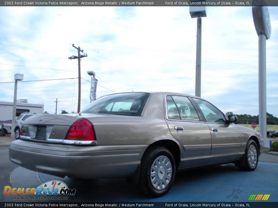 Arizona Beige Metallic 2003 Ford Crown Victoria Police Interceptor Photo #5