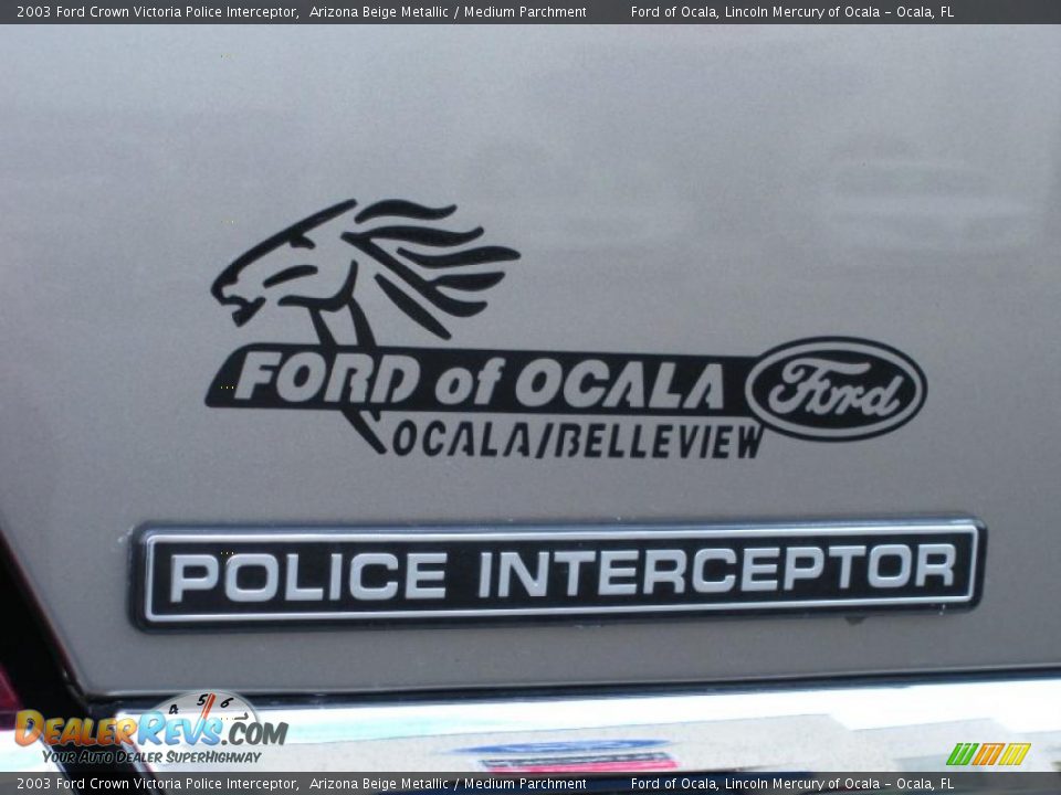 2003 Ford Crown Victoria Police Interceptor Logo Photo #9