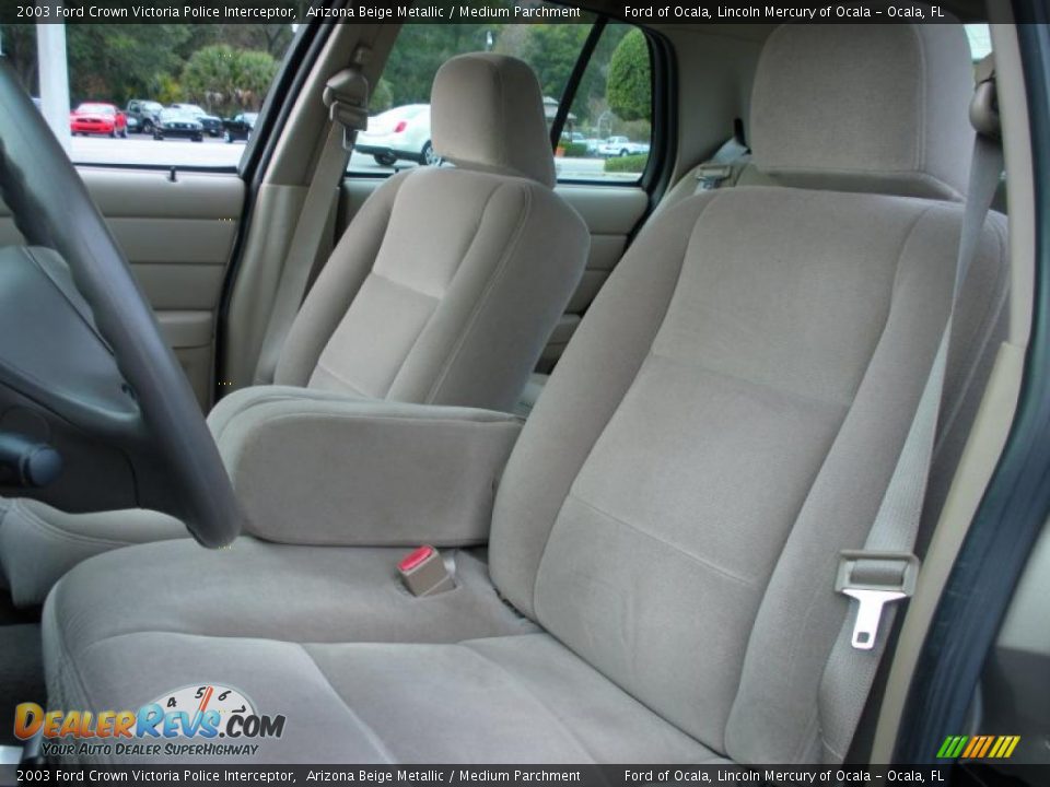 Medium Parchment Interior - 2003 Ford Crown Victoria Police Interceptor Photo #12