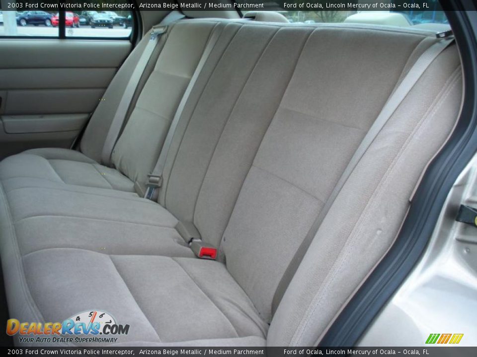 Medium Parchment Interior - 2003 Ford Crown Victoria Police Interceptor Photo #14