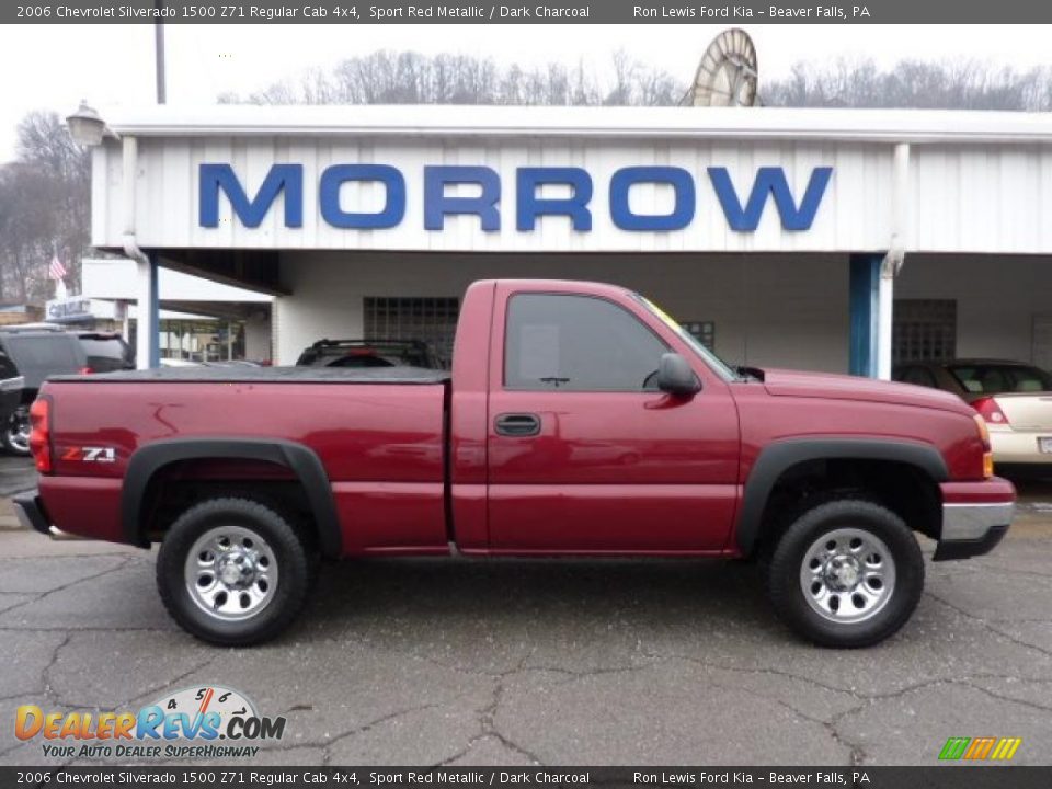 2006 Chevrolet Silverado 1500 Z71 Regular Cab 4x4 Sport Red Metallic / Dark Charcoal Photo #1