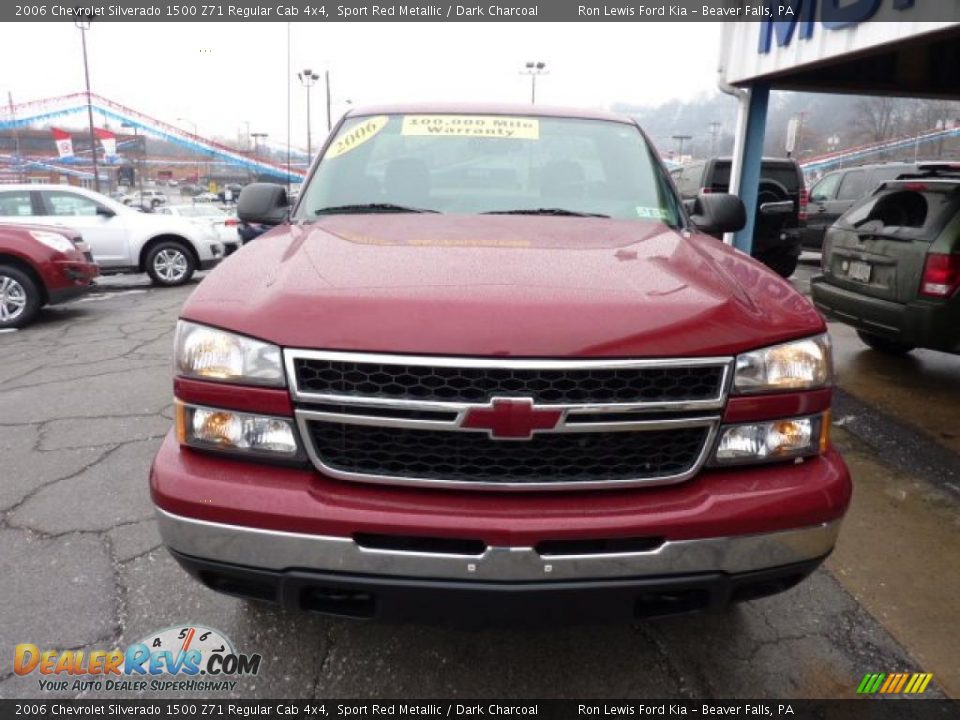 2006 Chevrolet Silverado 1500 Z71 Regular Cab 4x4 Sport Red Metallic / Dark Charcoal Photo #4