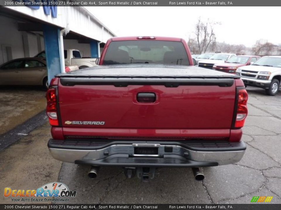 2006 Chevrolet Silverado 1500 Z71 Regular Cab 4x4 Sport Red Metallic / Dark Charcoal Photo #9