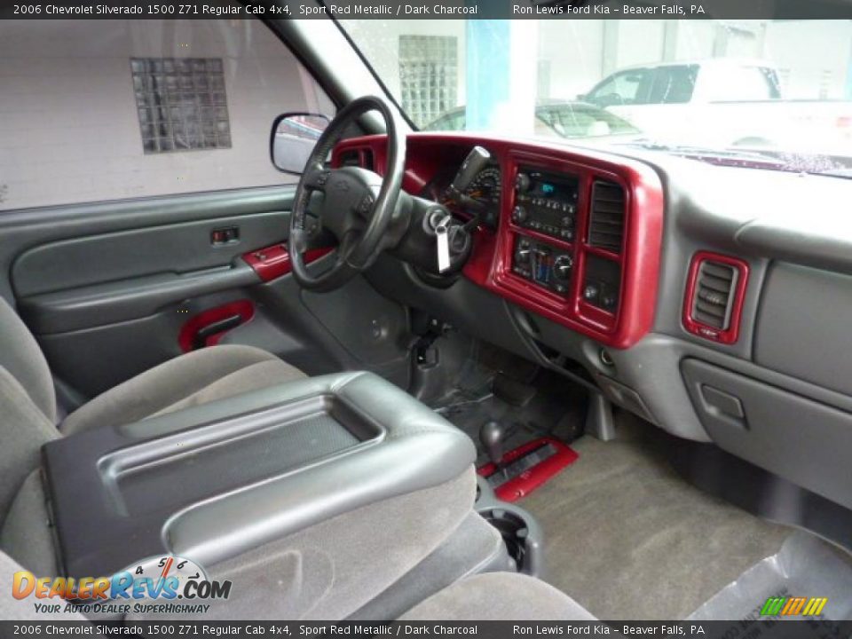 2006 Chevrolet Silverado 1500 Z71 Regular Cab 4x4 Sport Red Metallic / Dark Charcoal Photo #17