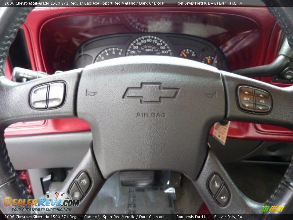 2006 Chevrolet Silverado 1500 Z71 Regular Cab 4x4 Sport Red Metallic / Dark Charcoal Photo #23