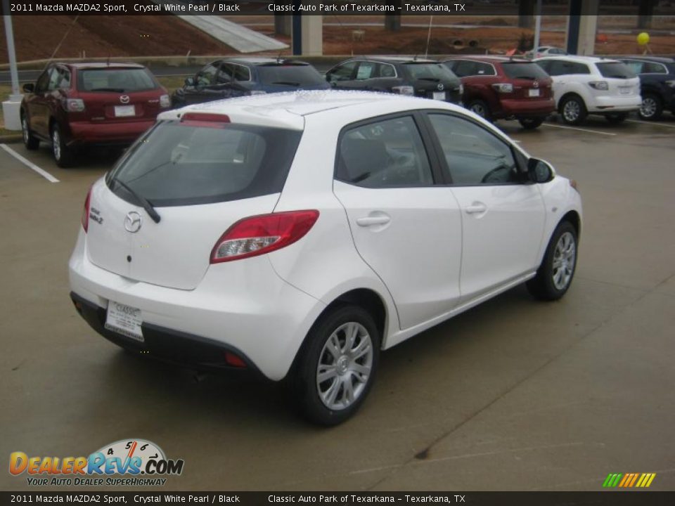 2011 Mazda MAZDA2 Sport Crystal White Pearl / Black Photo #3