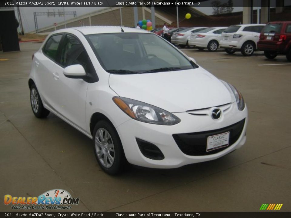 2011 Mazda MAZDA2 Sport Crystal White Pearl / Black Photo #5