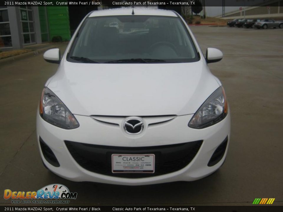 2011 Mazda MAZDA2 Sport Crystal White Pearl / Black Photo #6