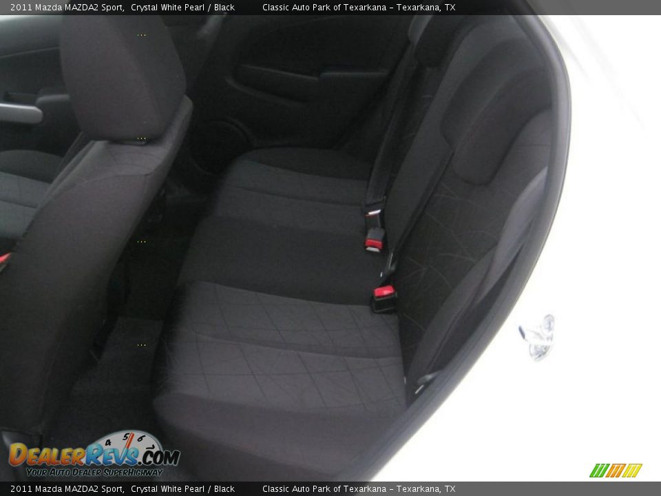 2011 Mazda MAZDA2 Sport Crystal White Pearl / Black Photo #12