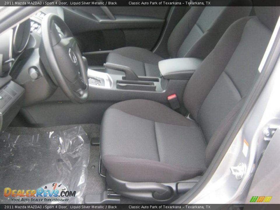 Black Interior - 2011 Mazda MAZDA3 i Sport 4 Door Photo #13